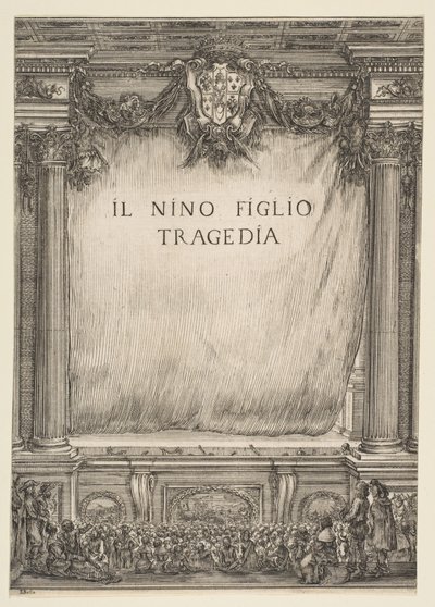 Frontispis pro Il Nino Son, 1655. od Stefano della Bella