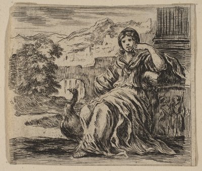 Juno, z Game of Mythology Game of Mythology, 1644. od Stefano della Bella