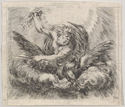 Jupiter, z Game of Mythology Game of Mythology, 1644. od Stefano della Bella
