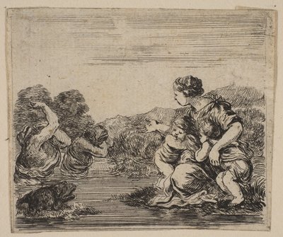 Latona, z Game of Mythology Game of Mythology, 1644. od Stefano della Bella