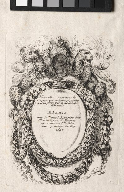 Nový model pro kartuši, 1647. od Stefano della Bella