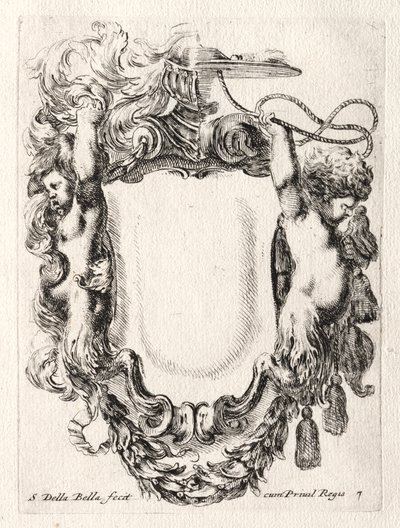 Nový model pro kartuši, 1647. od Stefano della Bella