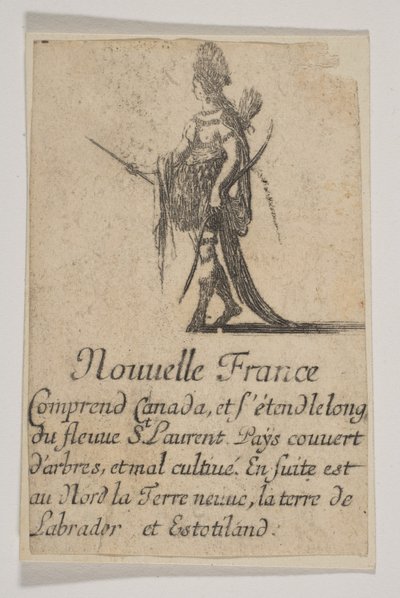 Nová Francie, 1644. od Stefano della Bella