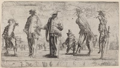 Pantaloons, 1632. od Stefano della Bella