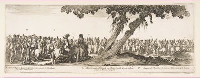 Část vchodu polského vyslanectví N. O. P., 1633. od Stefano della Bella