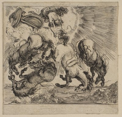 Phaeton, z Game of Mythology Game of Mythology, 1644. od Stefano della Bella