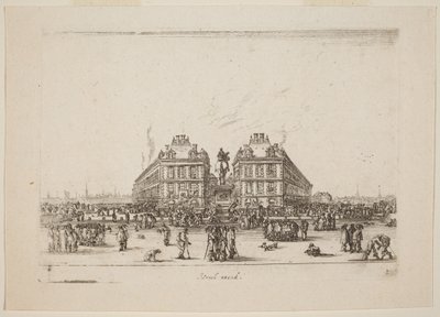 Place Dauphine od Stefano della Bella