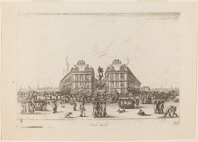 Place Dauphine, 1642. od Stefano della Bella