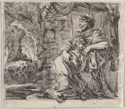 Pluto, z Game of Mythology Game of Mythology, 1644. od Stefano della Bella