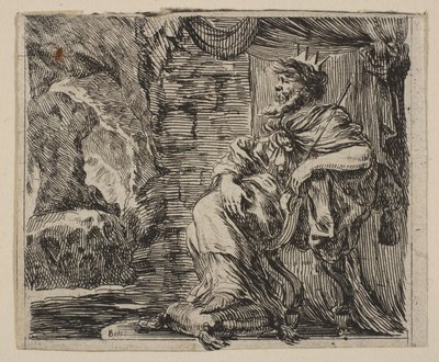 Pluto, z Game of Mythology Game of Mythology, 1644. od Stefano della Bella