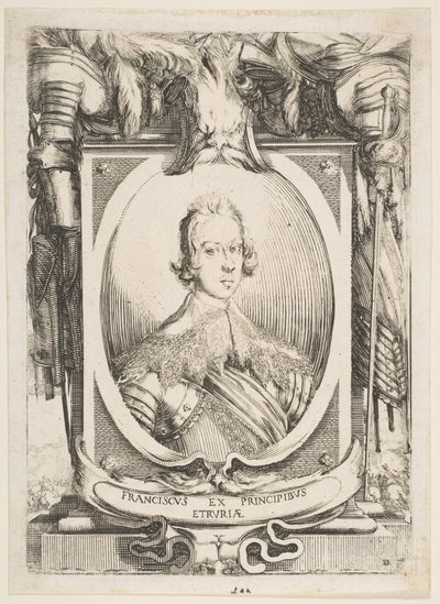 Portrét Francesca de Medici, 1634. od Stefano della Bella