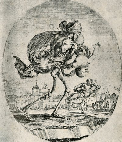 Reprodukce leptu ze souboru pěti smrtí, Stefano della Bella, 1906. od Stefano della Bella