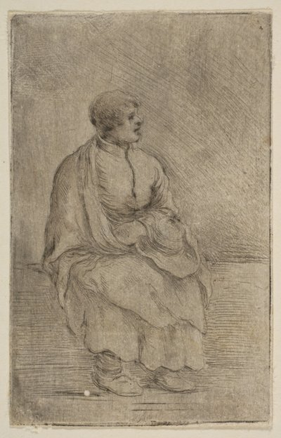Sedící církevní, ca. 1662. od Stefano della Bella