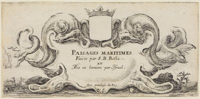 Mořské krajiny (Paysages maritimes): Titulní strana od Stefano della Bella