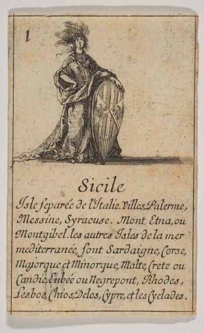 Sicílie, 1644. od Stefano della Bella