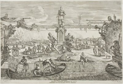 Socha Ferdinanda I., velkovévody toskánského od Stefano della Bella