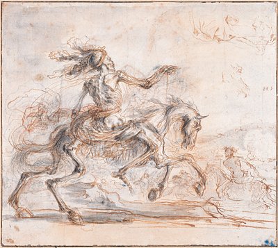 Smrt na bitevním poli, mezi 1640 a 1650 od Stefano della Bella