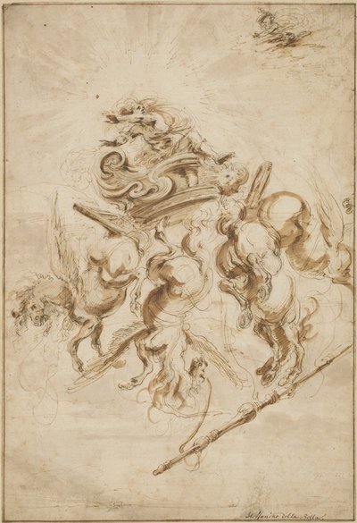 Pád Phaeton, c. 1655. od Stefano della Bella