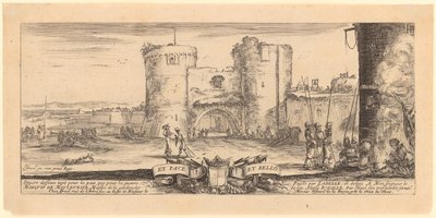 Titulní strana série „Mír a válka“ od Stefano della Bella
