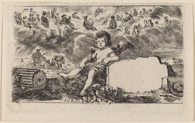 Titulní strana hry Mytologie, 1644. od Stefano della Bella