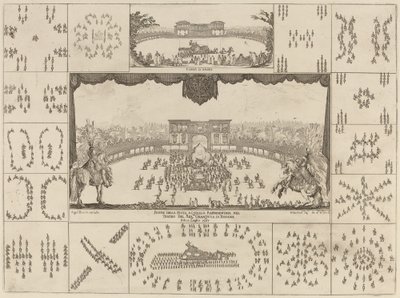 Turnaj provedený ve Florencii za sňatek velkovévody Ferdinanda II., 1637. od Stefano della Bella