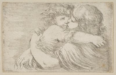 Objetí dvou dětí, ca. 1662. od Stefano della Bella