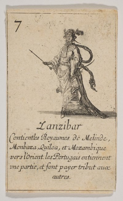 Zanzibar, 1644. od Stefano della Bella