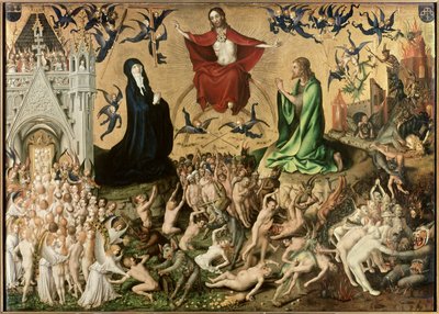 Poslední soud, kolem roku 1435 od Stephan Lochner