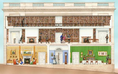 Armagh Robinson Library, Armagh, N.away001 (tuš a akvarel) od Stephen Conlin