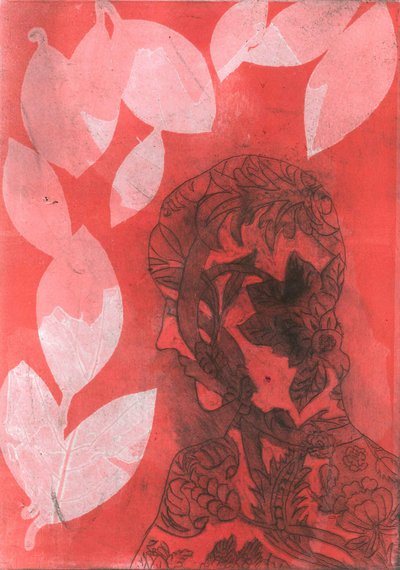 Cast II, 2015 (monotisk na papíře) od Stephen Dow