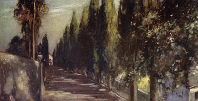 Avenue of the Encounter, San Miniato (barevné lito) od Stephen Reid