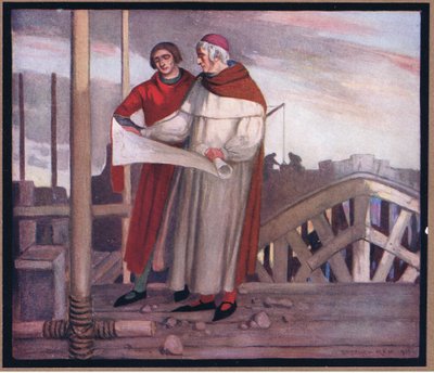 Budova katedrály Winchester (barevné lito) od Stephen Reid