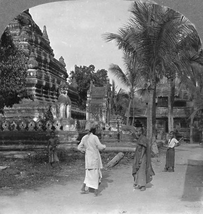 Amarapura, Barma, 1908 od Stereo Travel Co