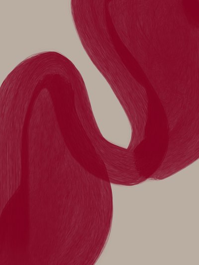 Plynulé červené křivky od Studio Palette