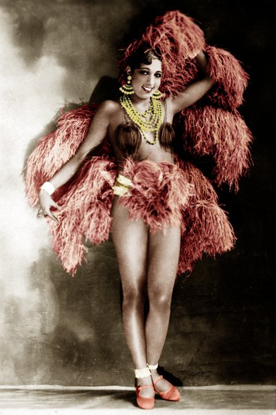 Josephine Baker v Folies Bergeres od Studio Walery