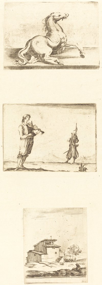 List leptů od Style of Jacques Callot