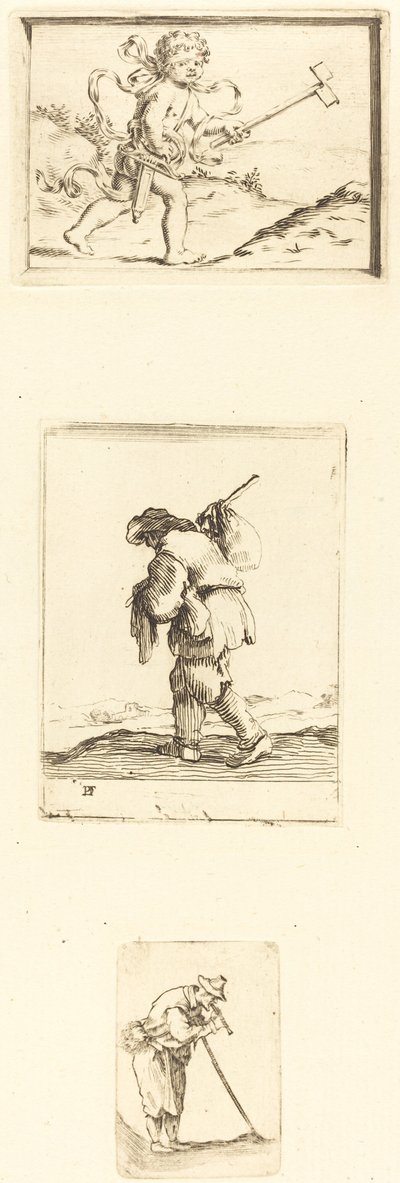 List leptů od Style of Jacques Callot