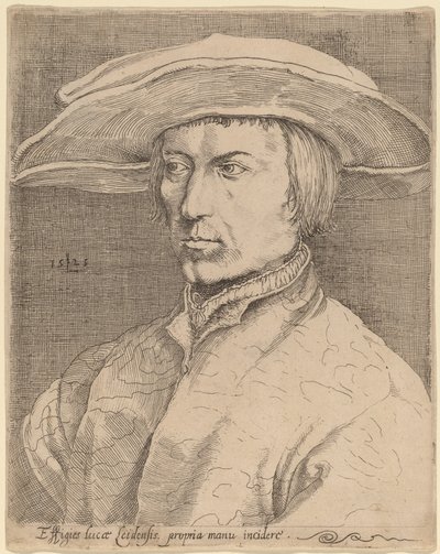 Autoportrét od Style of Lucas van Leyden after Albrecht Dürer