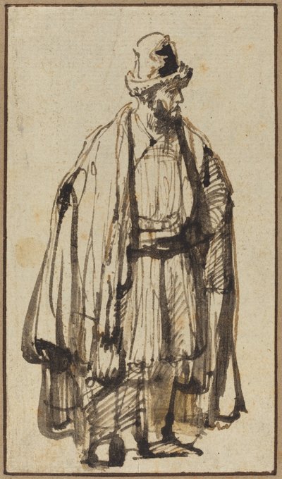 Orientální od Style of Rembrandt van Rijn