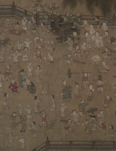 Sto dětí ve hře, 1100-1200. od Su Hanchen