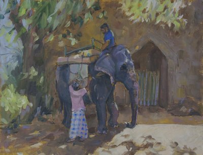 Slon, Srí Lanka, 2015, od Sue Wales