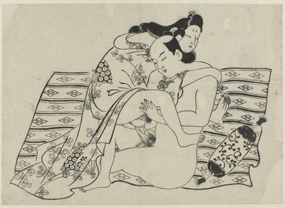 Erotická show Hana ni Yosurukyo (název série) od Sugimura Jihei (attributed to)