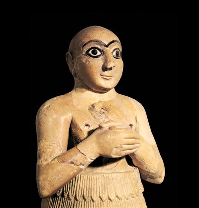 Selim, bratr krále Mari v Sýrii, 3. tisíciletí před naším letopočtem (socha) od Sumerian Sumerian