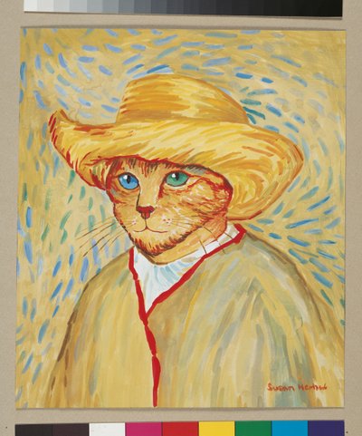 Ilustrace z knihy Cats Galore! A Compendium of Cultured Cats (vyd. 2015) od Susan Herbert
