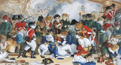 Ilustrace z knihy Cats Galore! A Compendium of Cultured Cats (vyd. 2015) od Susan Herbert