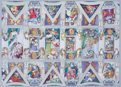 Ilustrace z knihy Cats Galore! A Compendium of Cultured Cats (vyd. 2015) od Susan Herbert