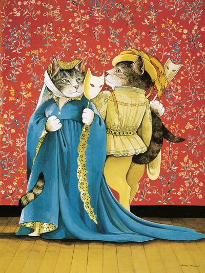 Ilustrace z knihy Shakespeare Cats: (vyd. 2016) od Susan Herbert