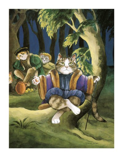 Ilustrace z knihy Shakespeare Cats: (vyd. 2016) od Susan Herbert