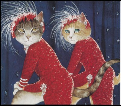 Ilustrace z filmu Kočky (pub. 2006) od Susan Herbert
