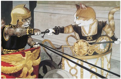 Ilustrace z filmu Kočky (pub. 2006) od Susan Herbert